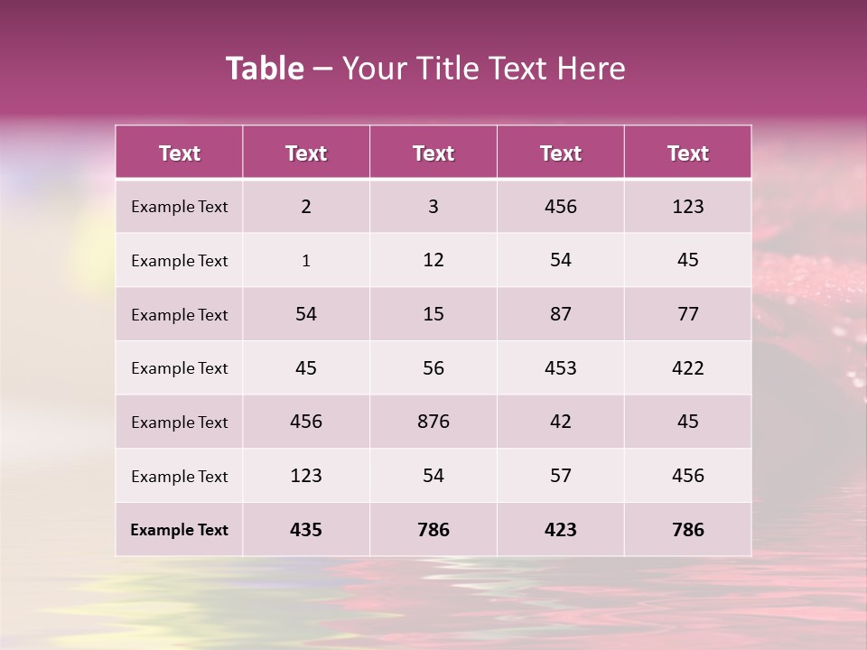 Summer Details Floral PowerPoint Template