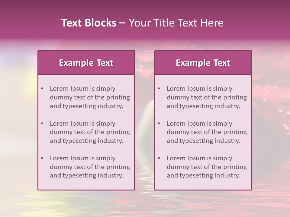 Summer Details Floral PowerPoint Template