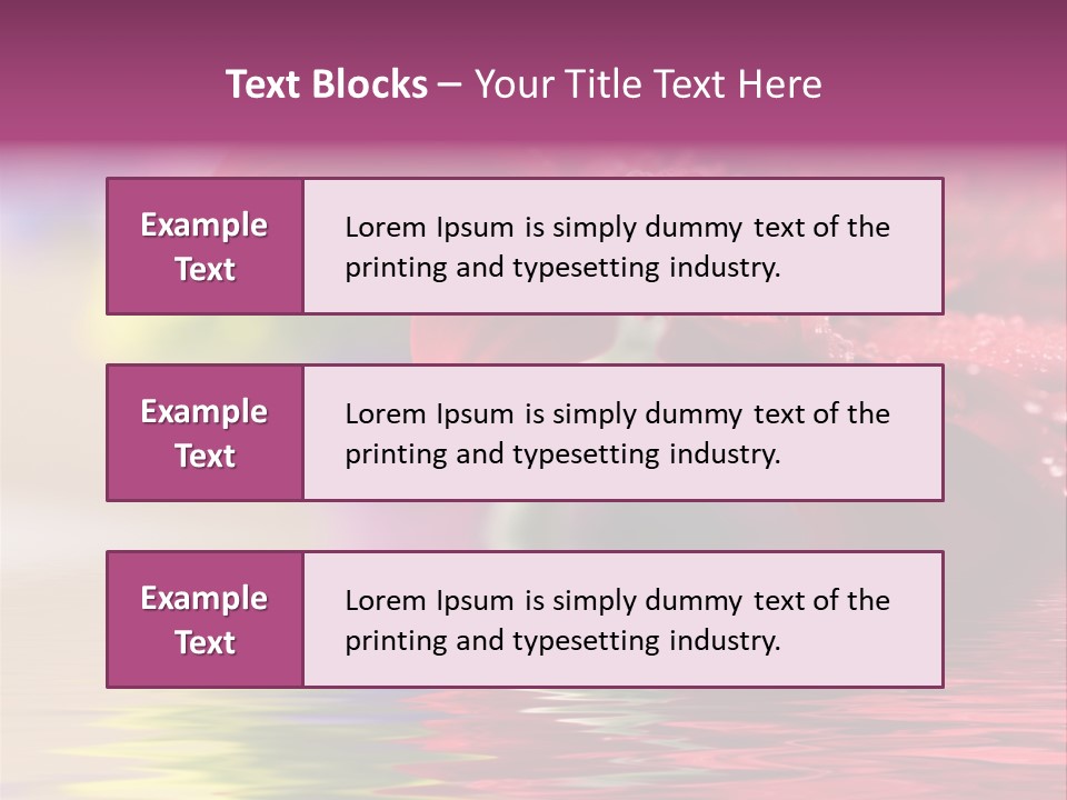 Summer Details Floral PowerPoint Template