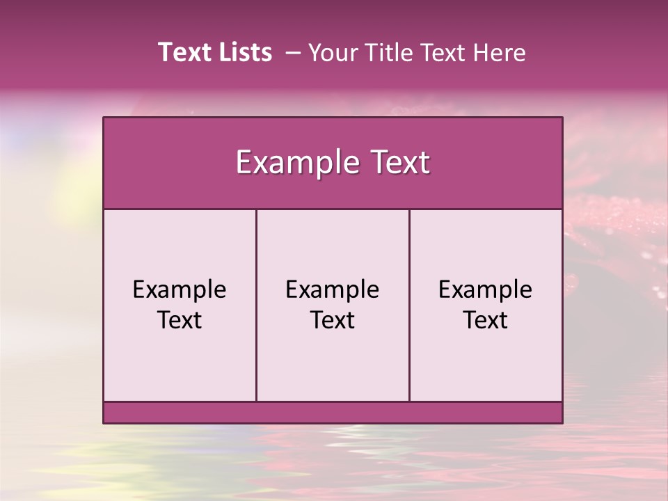 Summer Details Floral PowerPoint Template