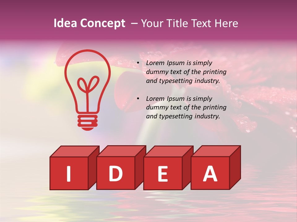 Summer Details Floral PowerPoint Template