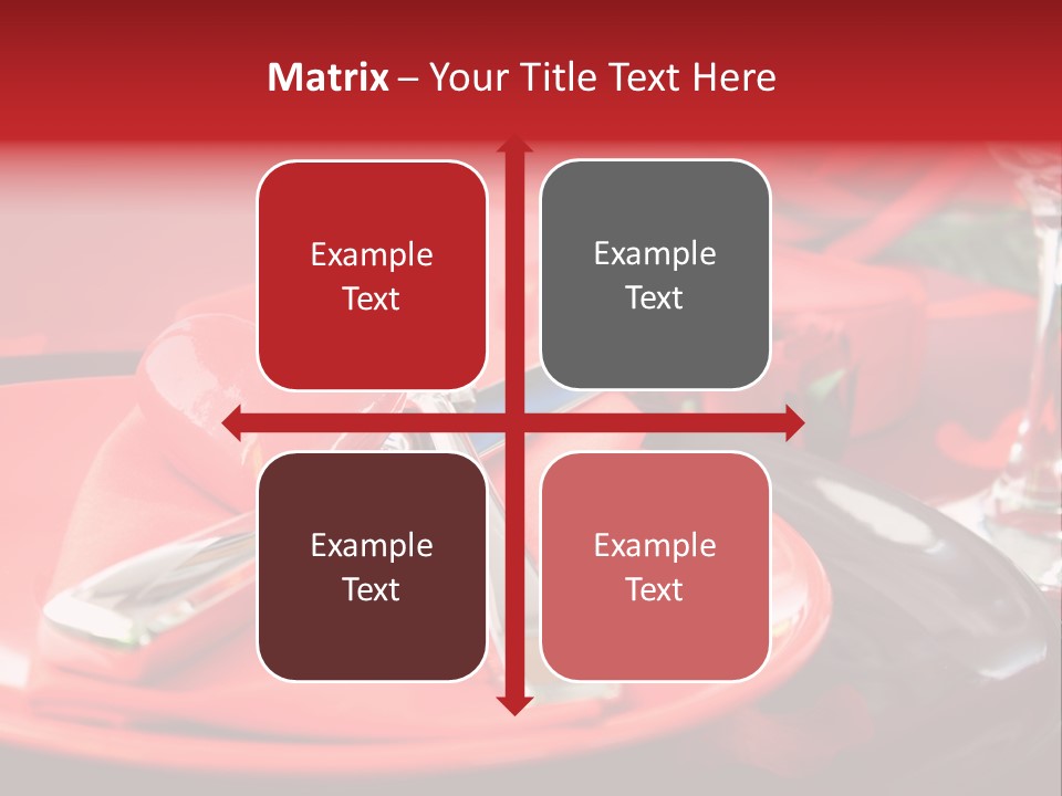 Knife Setting Celebrate PowerPoint Template