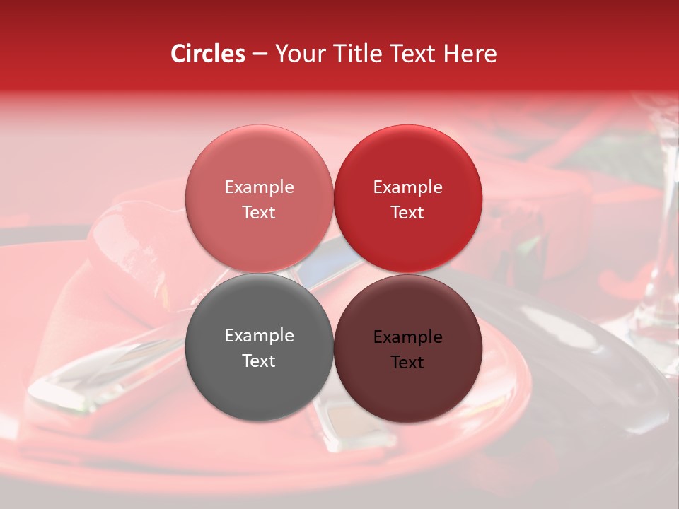 Knife Setting Celebrate PowerPoint Template