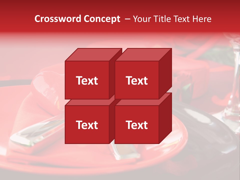 Knife Setting Celebrate PowerPoint Template
