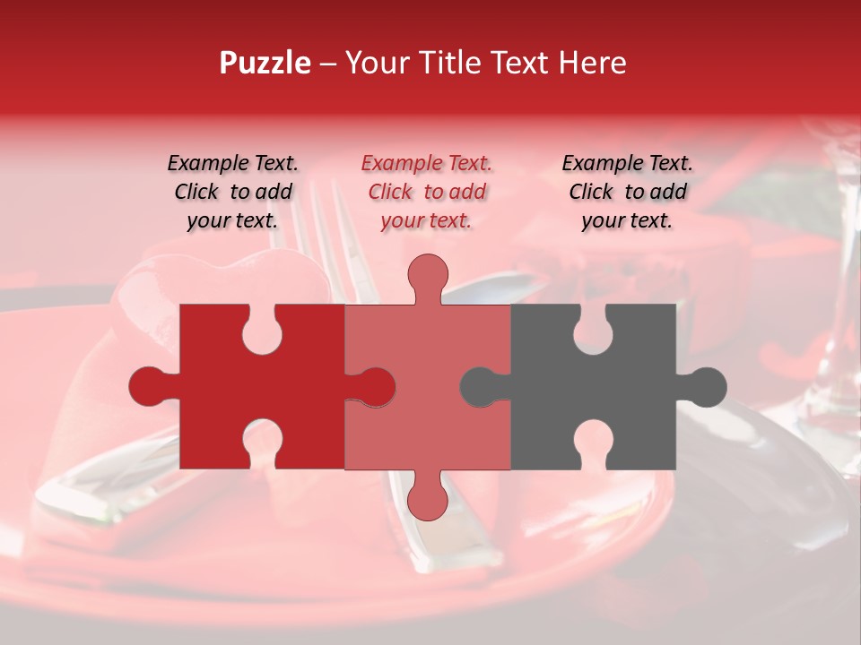 Knife Setting Celebrate PowerPoint Template