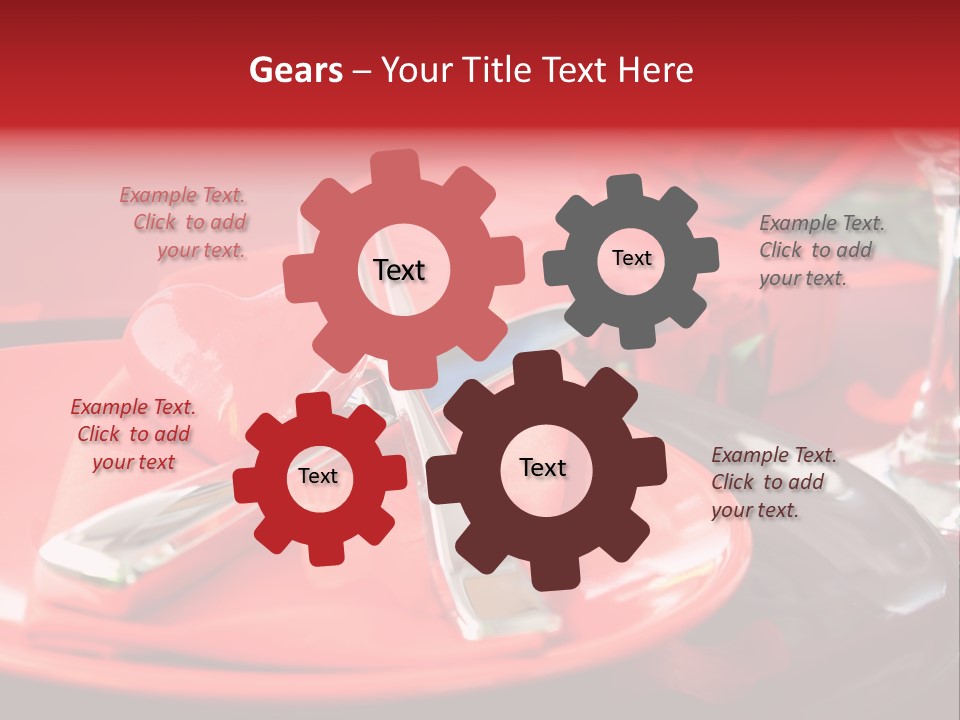 Knife Setting Celebrate PowerPoint Template