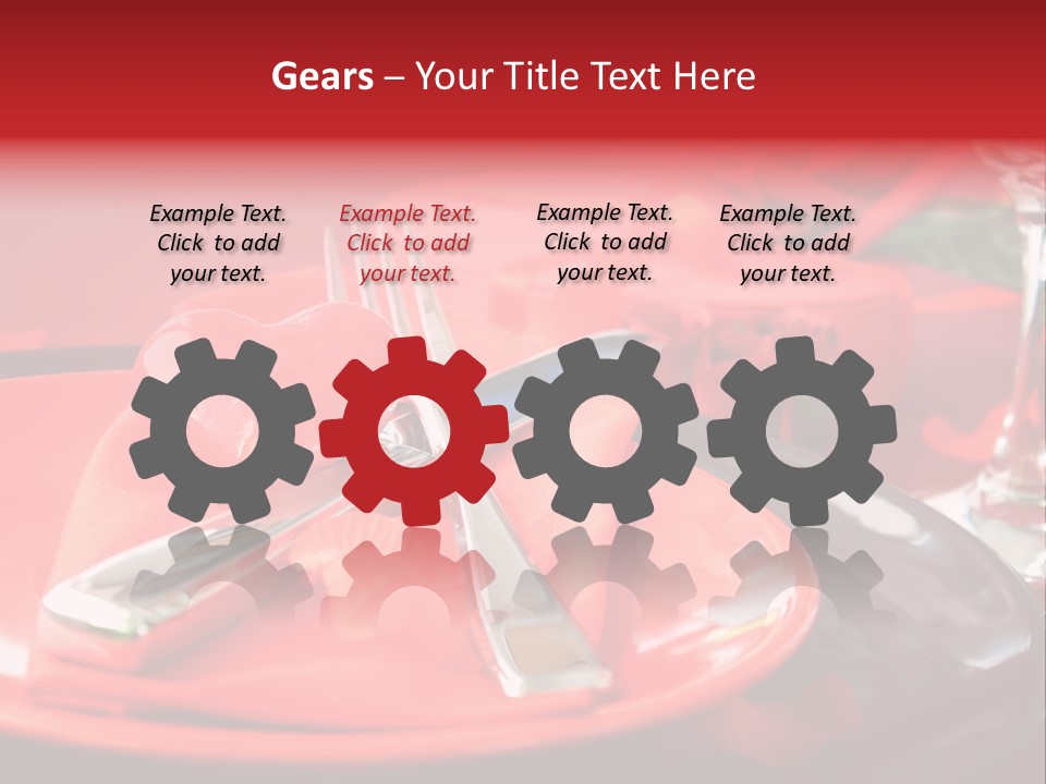 Knife Setting Celebrate PowerPoint Template