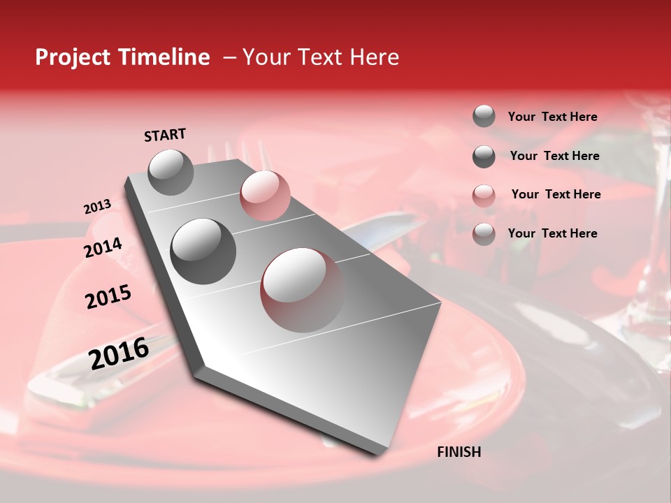 Knife Setting Celebrate PowerPoint Template