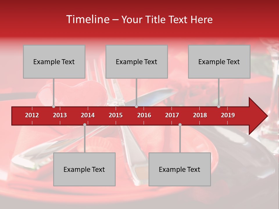 Knife Setting Celebrate PowerPoint Template