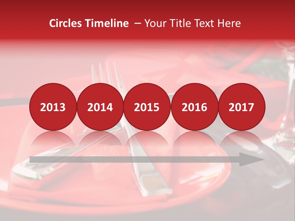 Knife Setting Celebrate PowerPoint Template