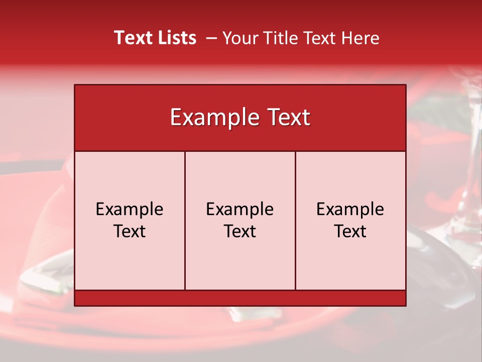 Knife Setting Celebrate PowerPoint Template