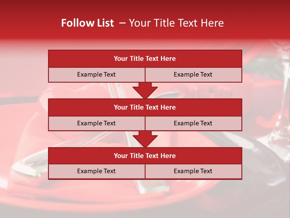 Knife Setting Celebrate PowerPoint Template