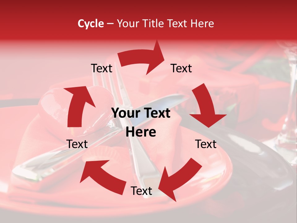 Knife Setting Celebrate PowerPoint Template