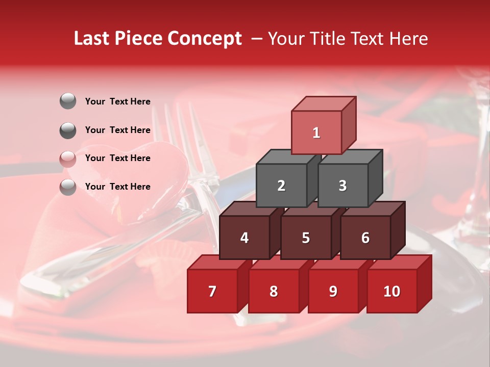 Knife Setting Celebrate PowerPoint Template