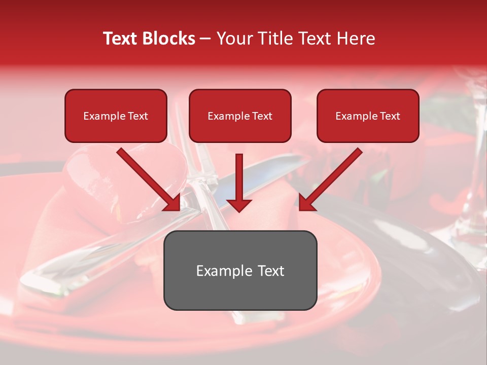 Knife Setting Celebrate PowerPoint Template