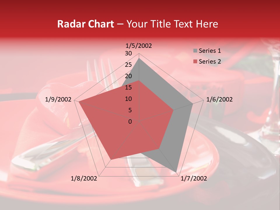 Knife Setting Celebrate PowerPoint Template