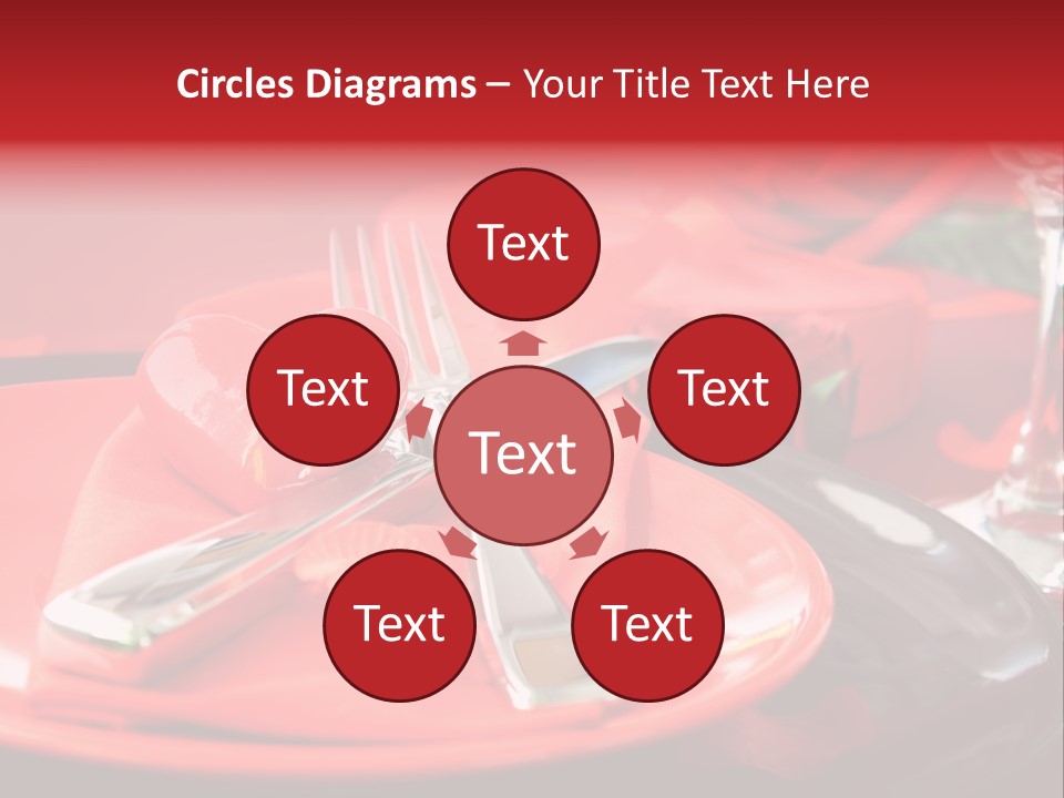 Knife Setting Celebrate PowerPoint Template