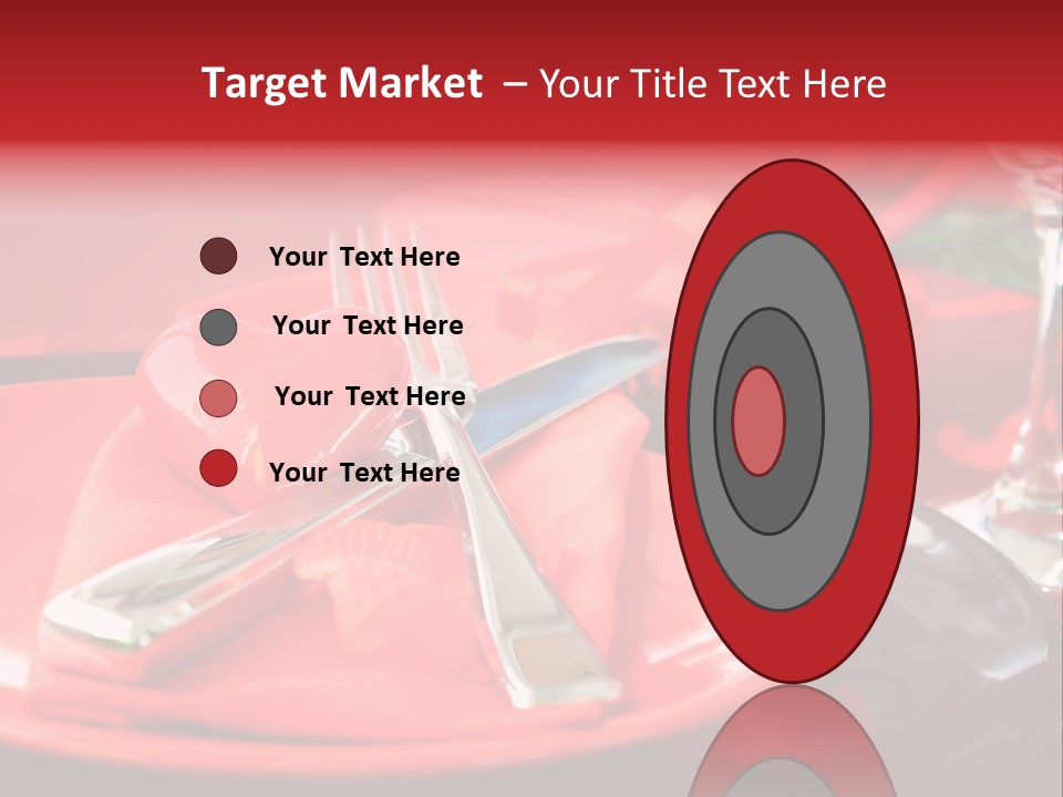 Knife Setting Celebrate PowerPoint Template