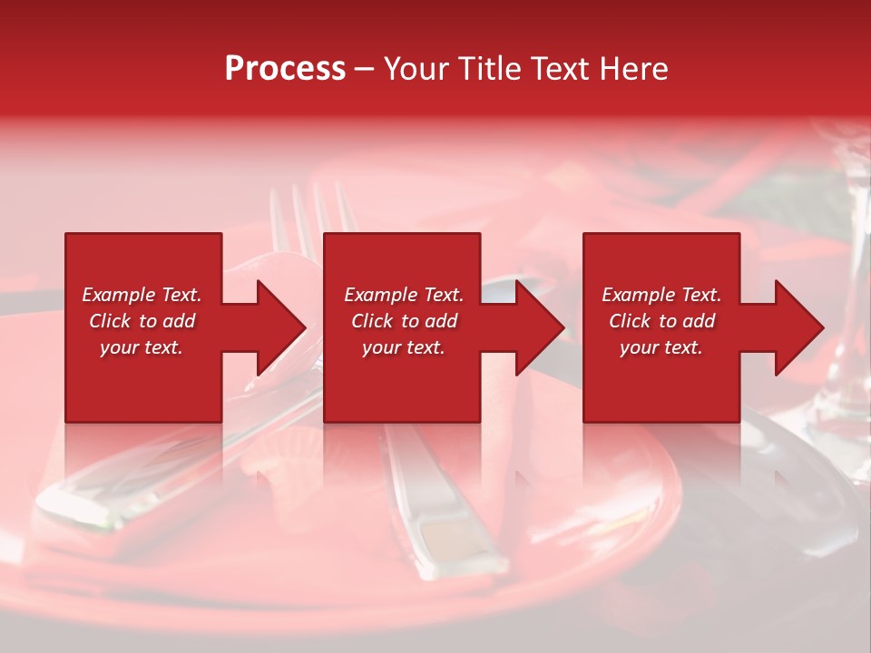 Knife Setting Celebrate PowerPoint Template