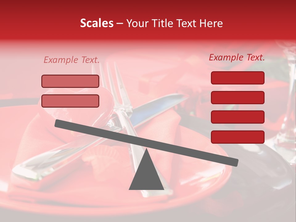 Knife Setting Celebrate PowerPoint Template