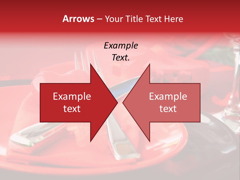 Knife Setting Celebrate PowerPoint Template