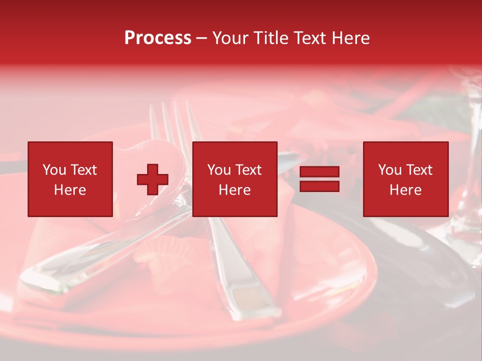 Knife Setting Celebrate PowerPoint Template