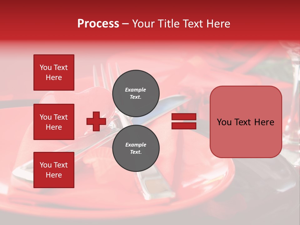 Knife Setting Celebrate PowerPoint Template