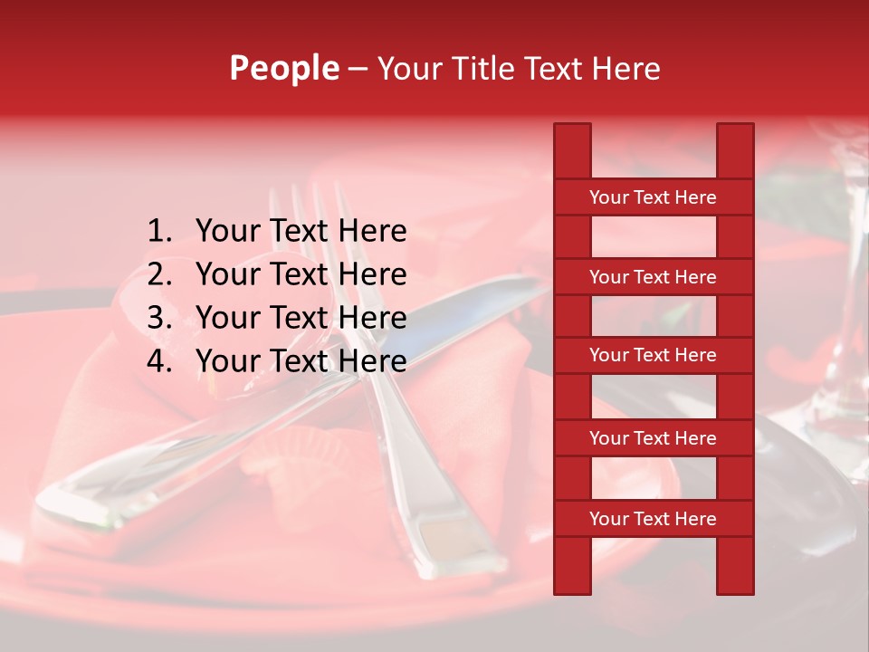 Knife Setting Celebrate PowerPoint Template
