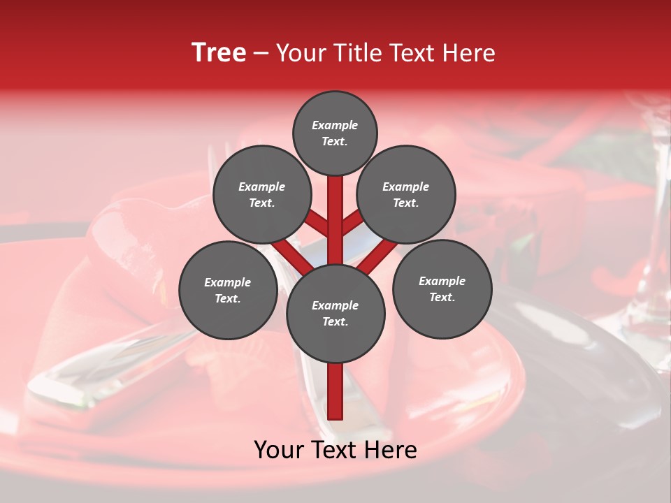 Knife Setting Celebrate PowerPoint Template