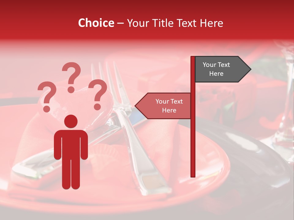 Knife Setting Celebrate PowerPoint Template