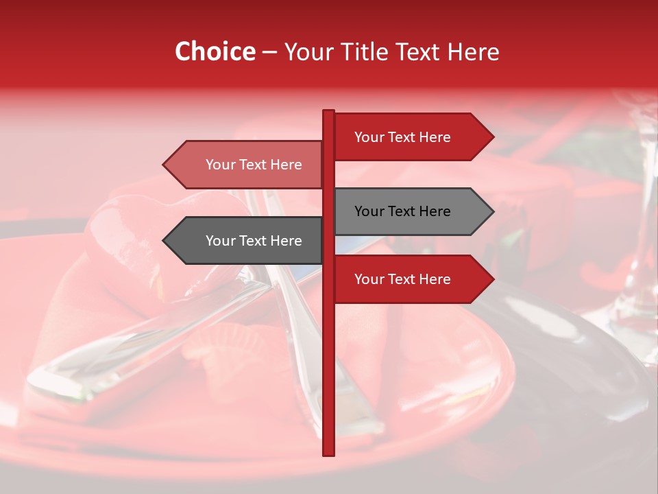 Knife Setting Celebrate PowerPoint Template