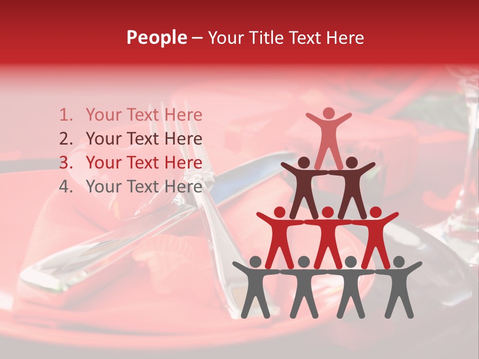 Knife Setting Celebrate PowerPoint Template