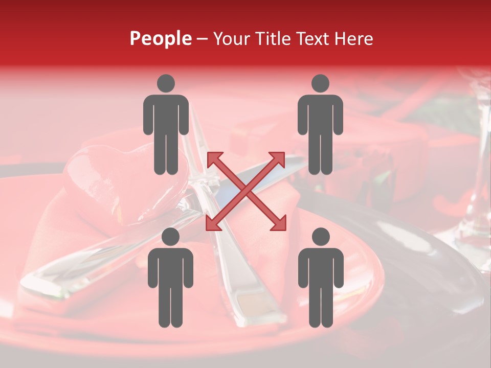 Knife Setting Celebrate PowerPoint Template