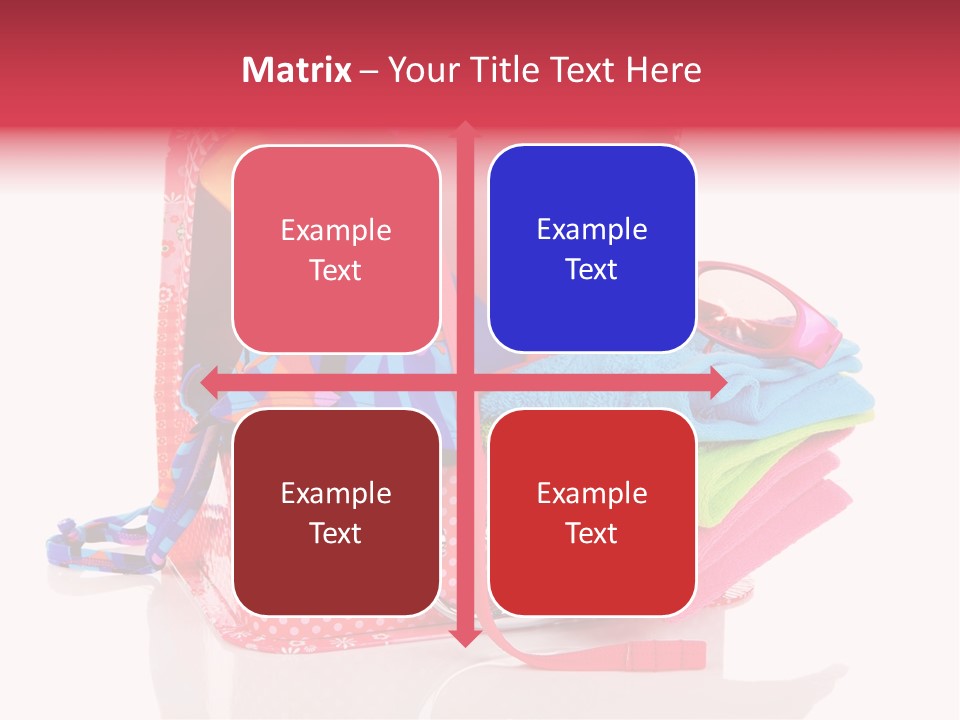 Baggage Beach Vacation PowerPoint Template