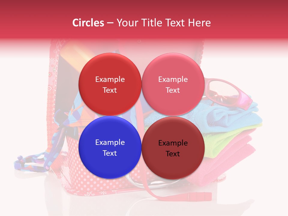 Baggage Beach Vacation PowerPoint Template