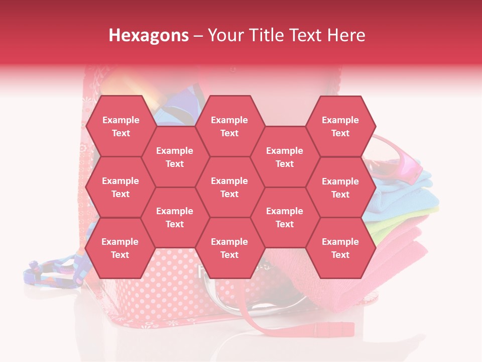 Baggage Beach Vacation PowerPoint Template