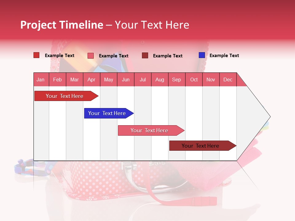 Baggage Beach Vacation PowerPoint Template