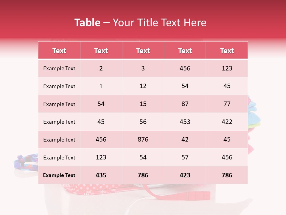 Baggage Beach Vacation PowerPoint Template
