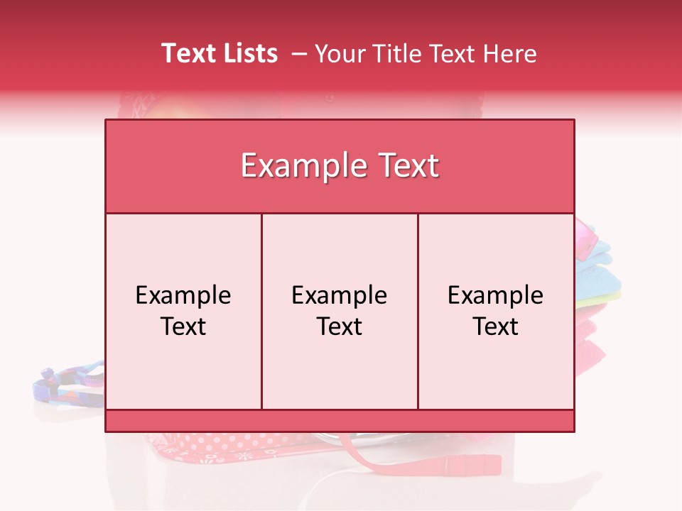 Baggage Beach Vacation PowerPoint Template
