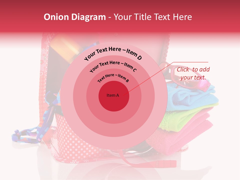 Baggage Beach Vacation PowerPoint Template