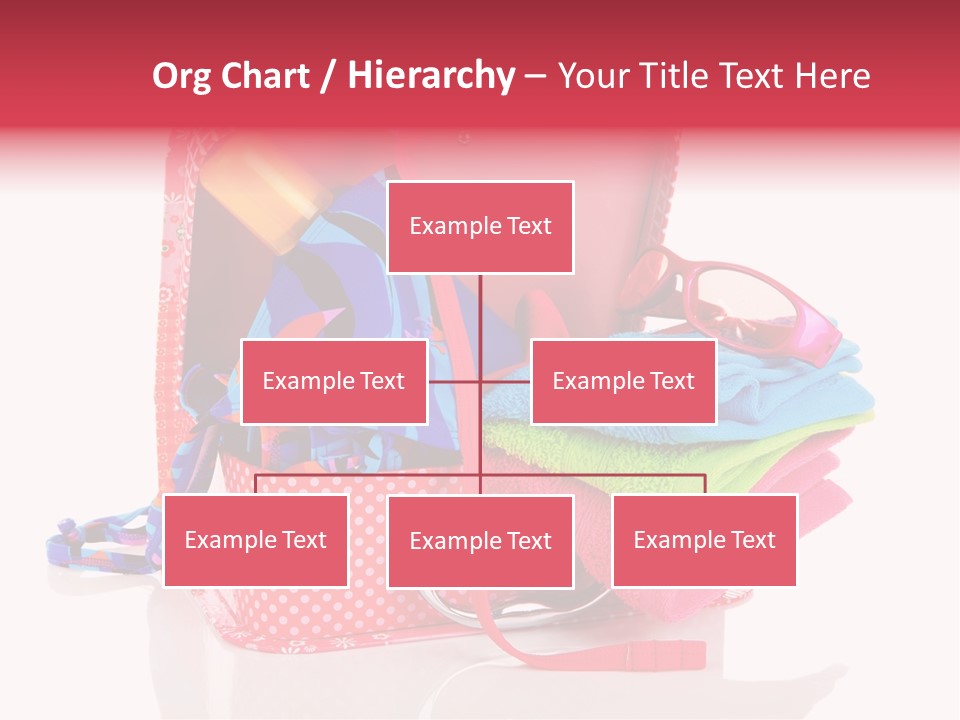 Baggage Beach Vacation PowerPoint Template