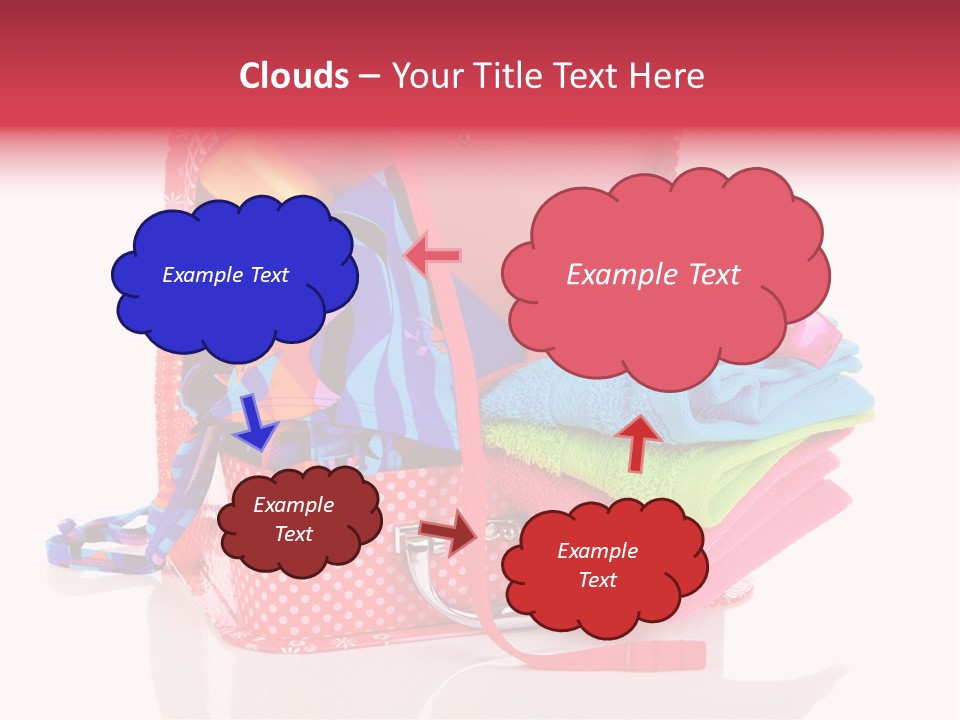 Baggage Beach Vacation PowerPoint Template