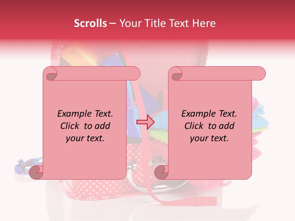 Baggage Beach Vacation PowerPoint Template