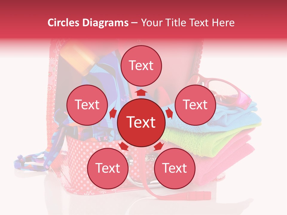 Baggage Beach Vacation PowerPoint Template