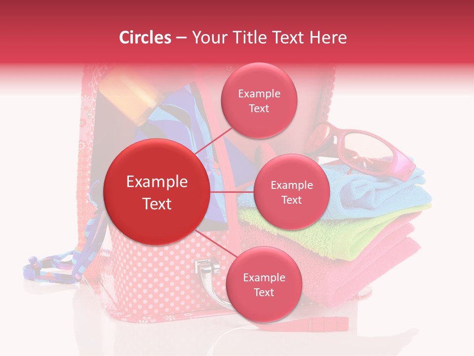 Baggage Beach Vacation PowerPoint Template