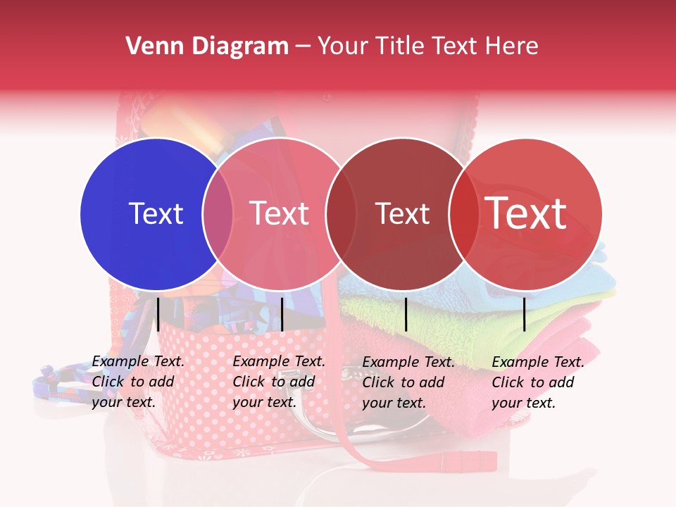 Baggage Beach Vacation PowerPoint Template