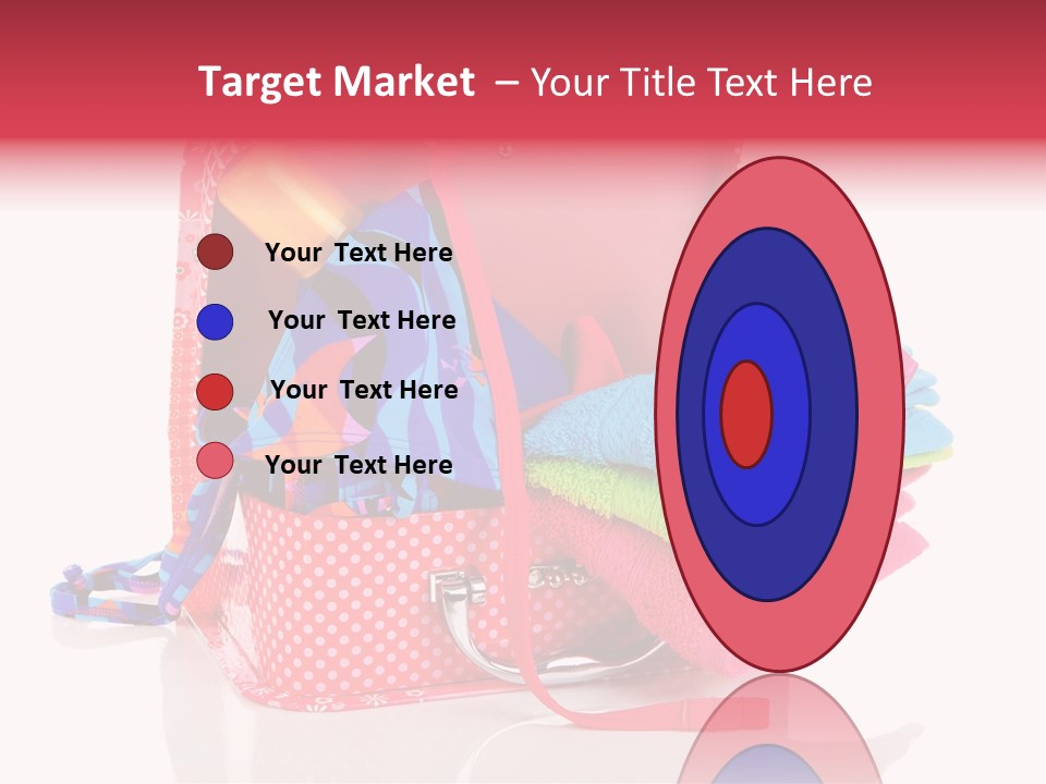 Baggage Beach Vacation PowerPoint Template