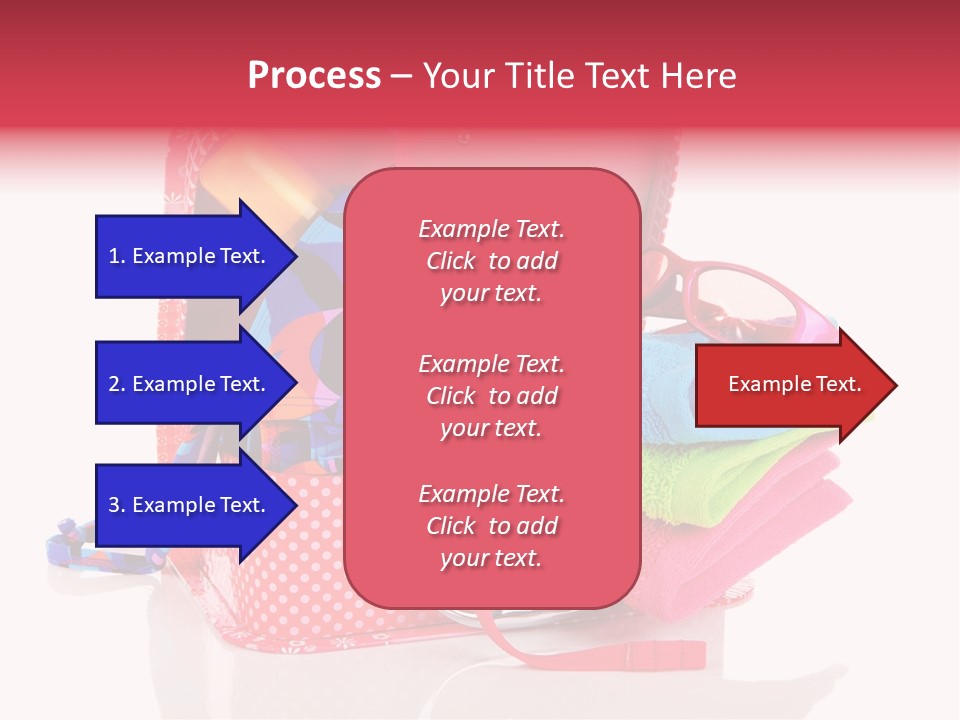 Baggage Beach Vacation PowerPoint Template