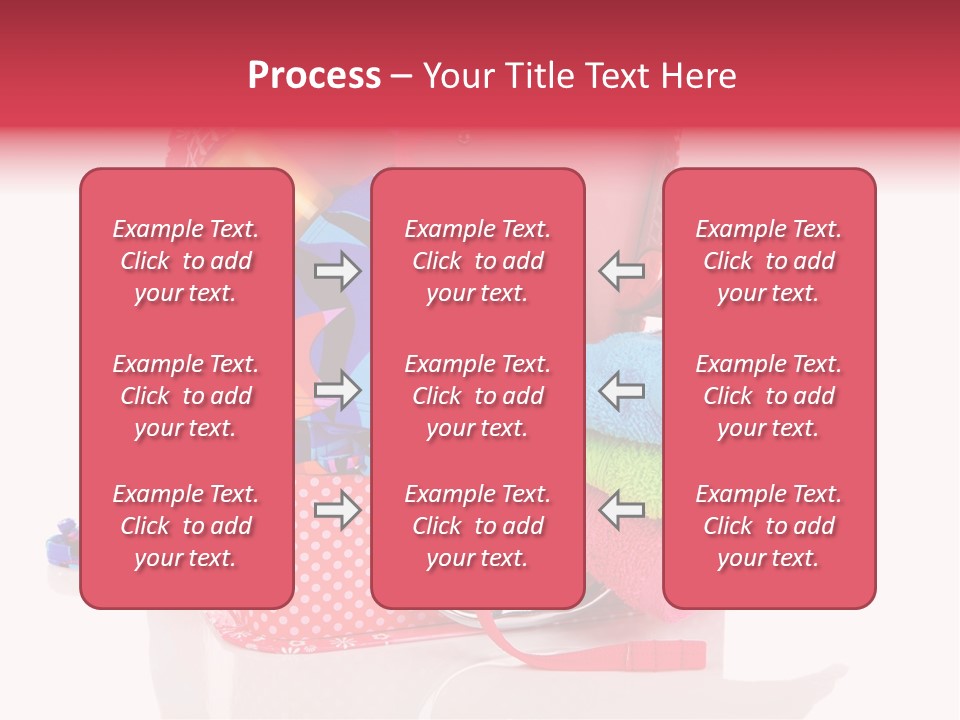 Baggage Beach Vacation PowerPoint Template