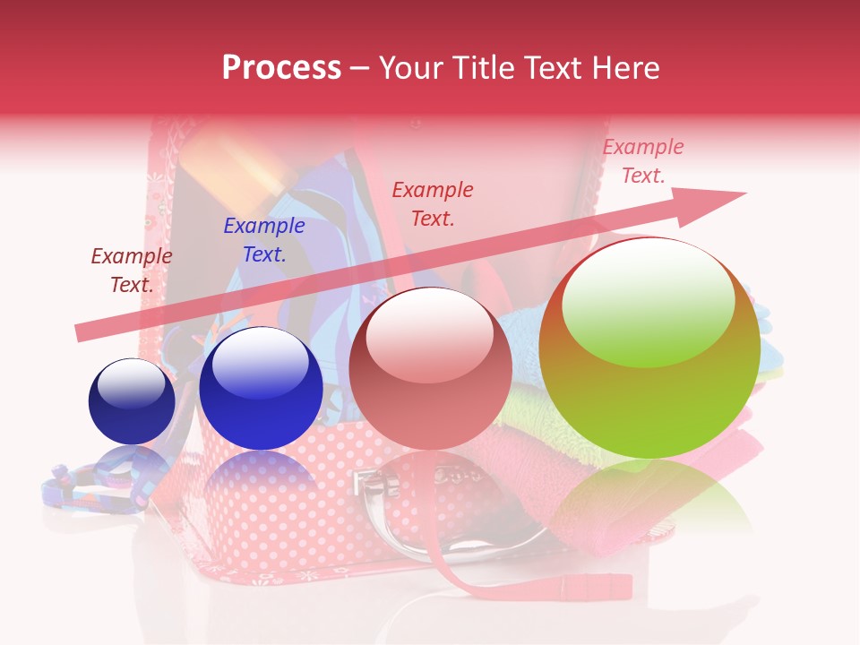 Baggage Beach Vacation PowerPoint Template